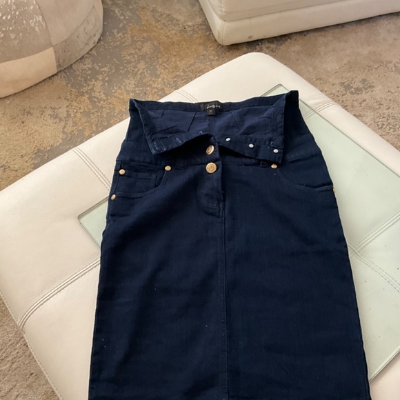 NWOT SEXY DENIM   HIGH WAISTED  CORSET PENCIL SKIRT 😍😍😍 - Picture 10 of 15
